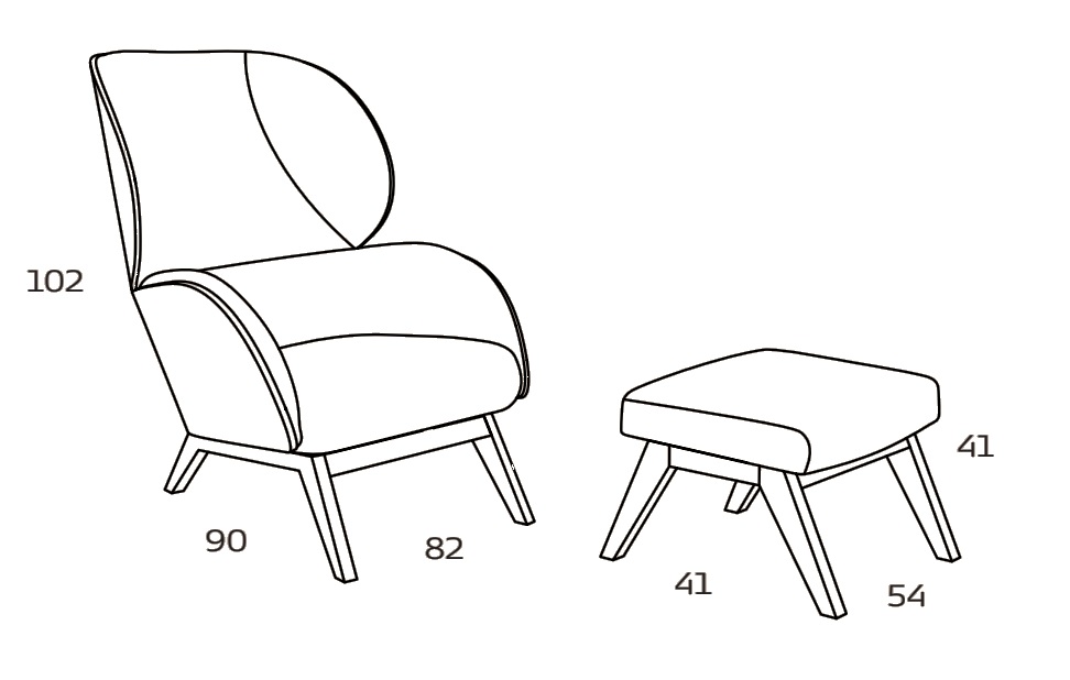 Fotel Adria Flexlux wymiary