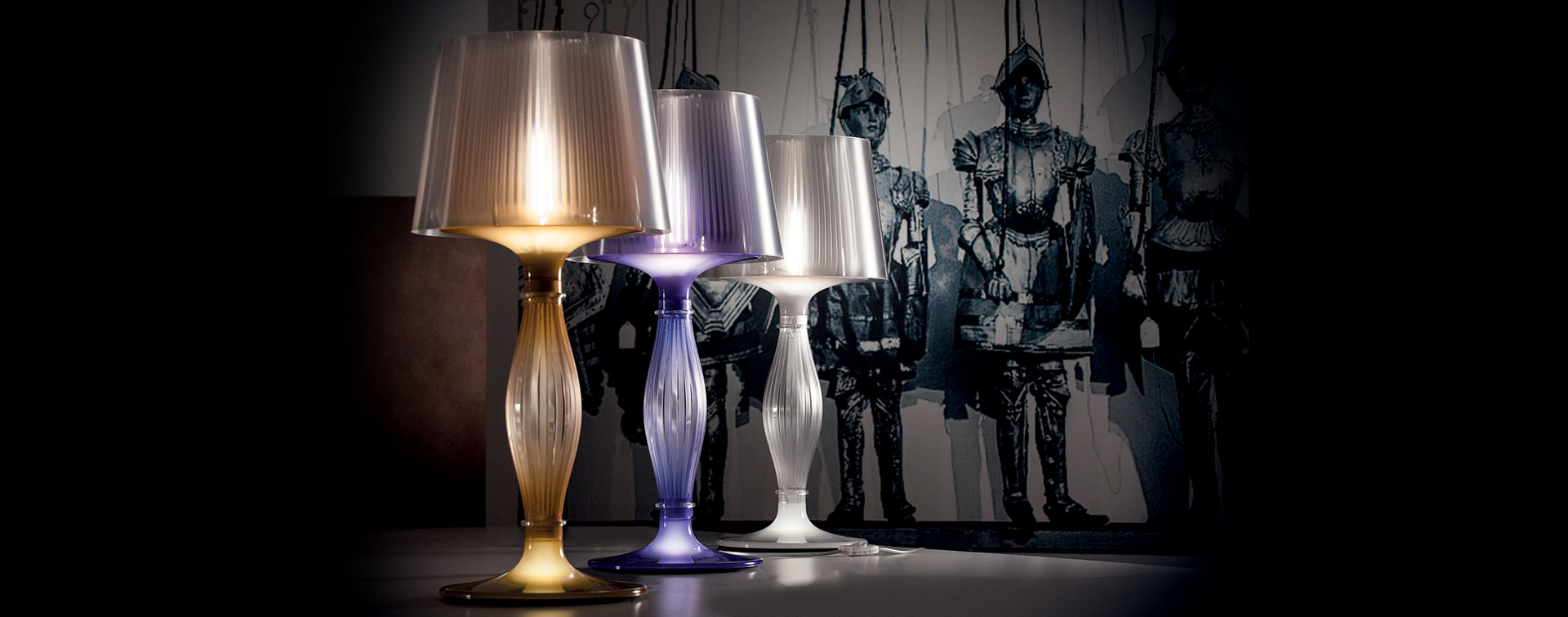 Liza lampa nablatowa Slamp