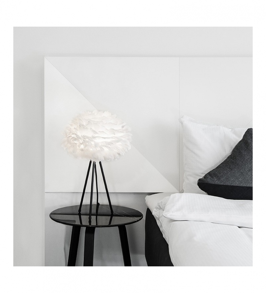 EOS mini biała, lampa nablatowa Umage