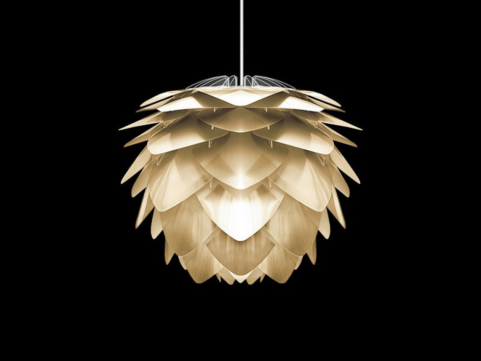 Silvia brushed Brass lampa wisząca  Umage