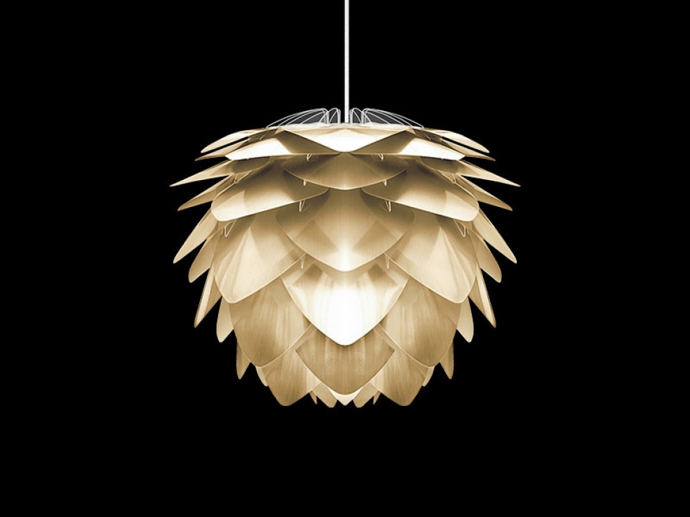 Silvia brushed Brass lampa wisząca  Umage