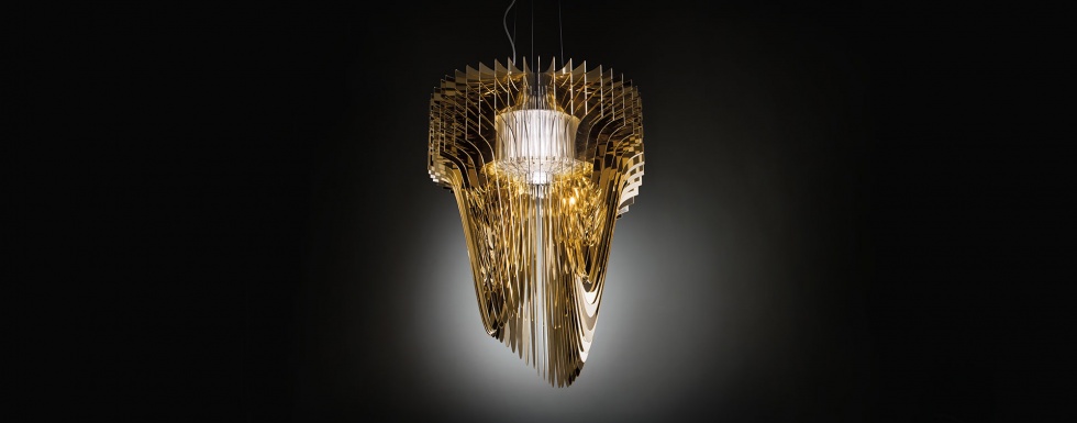 Lampa wisząca Aria Gold Slamp