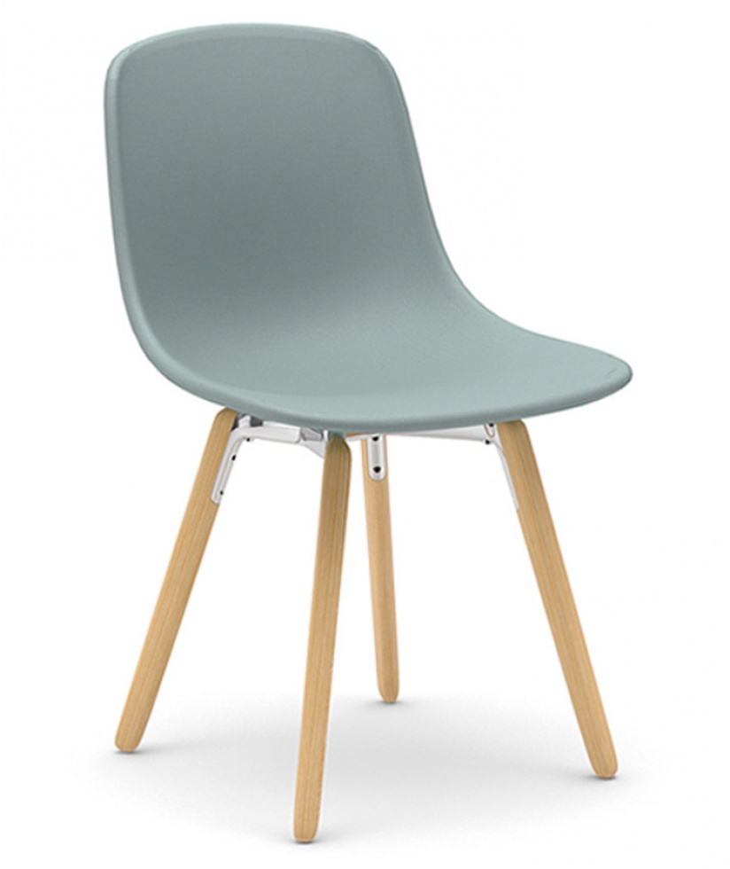 Krzesło Pure Loop Binuance  Wooden Legs Infiniti Design