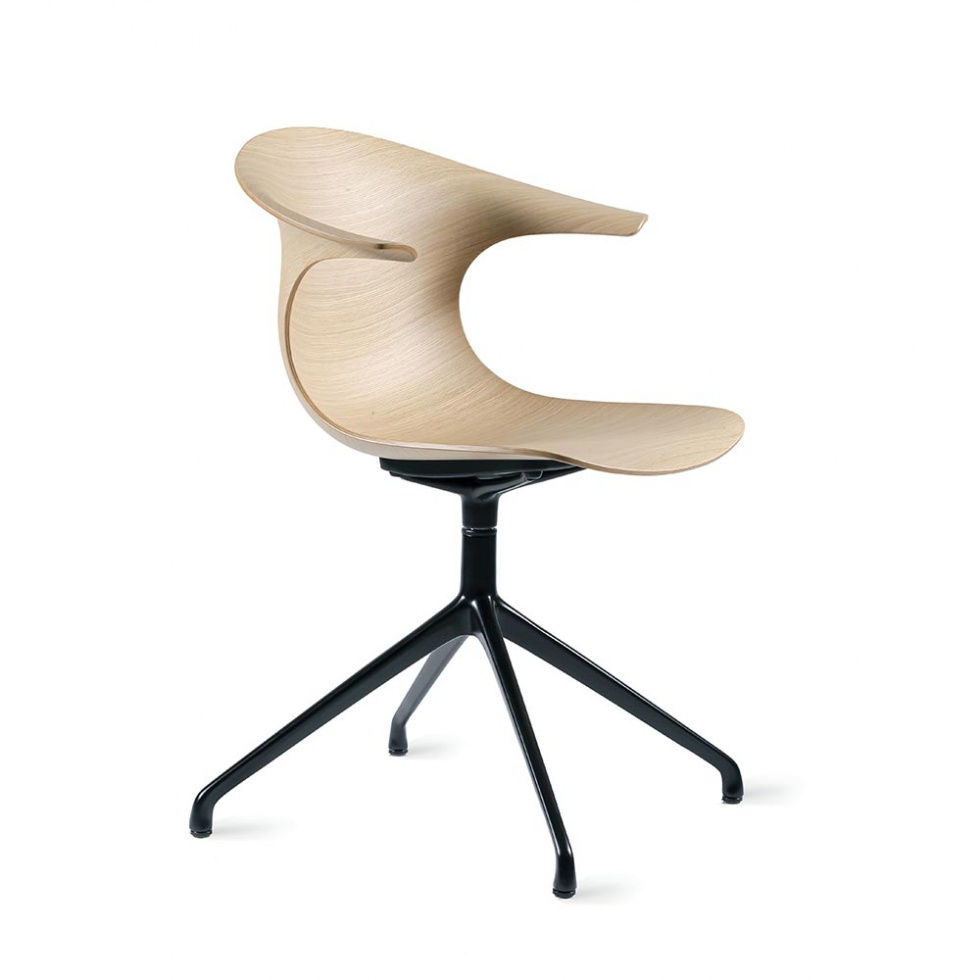 Krzesło Loop 3D Wood 4 Star Aluminium Base Infiniti Design