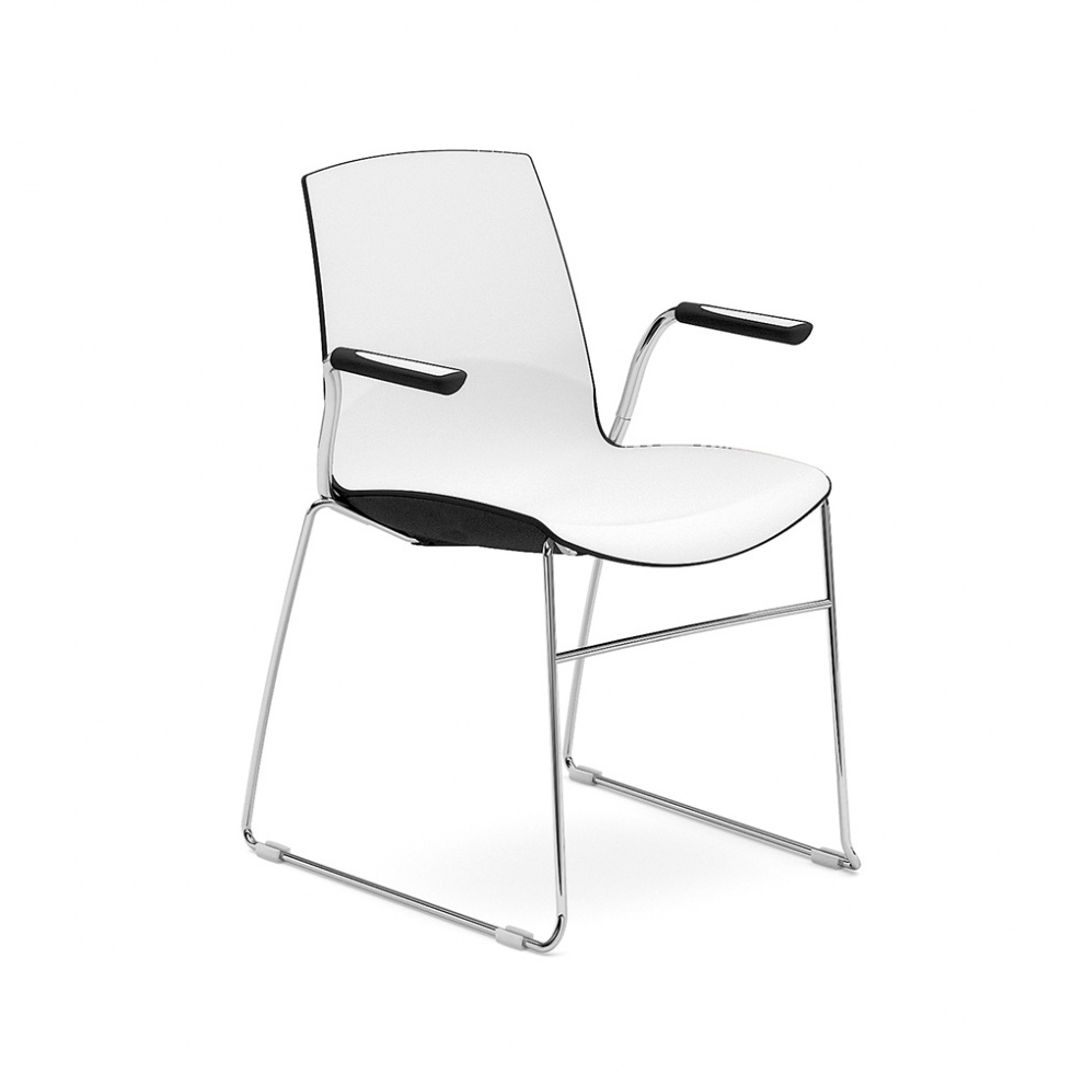 Krzesło Now Sled z podłokietnikami Infiniti Design