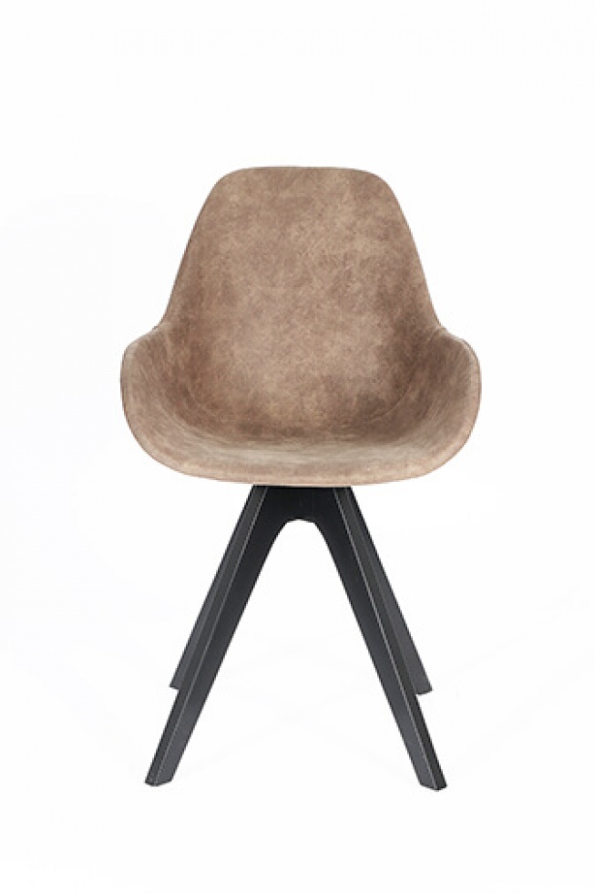 Krzesło Mariel Arm na drewnianej podstawie Claudie Design
